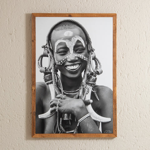 OMO_31 Hamer Woman Framed Canvas | Omo Valley, Ethiopia-0