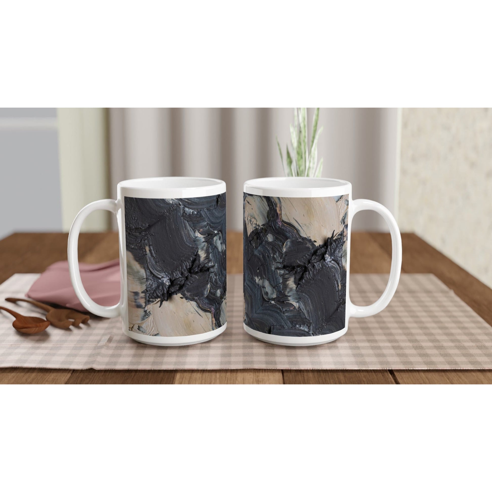 Abstract Textured Coffee Mug