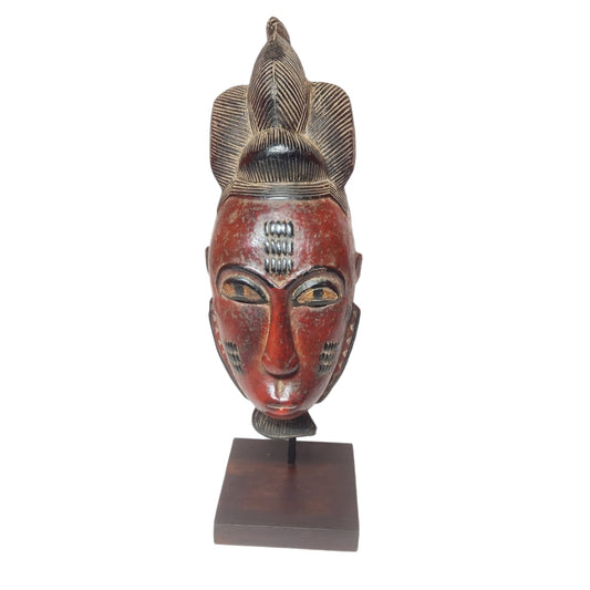 Baule Colored Mask on stand 28-0