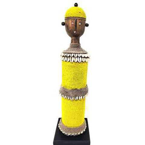 Beaded Namji Doll 53 Yellow-0