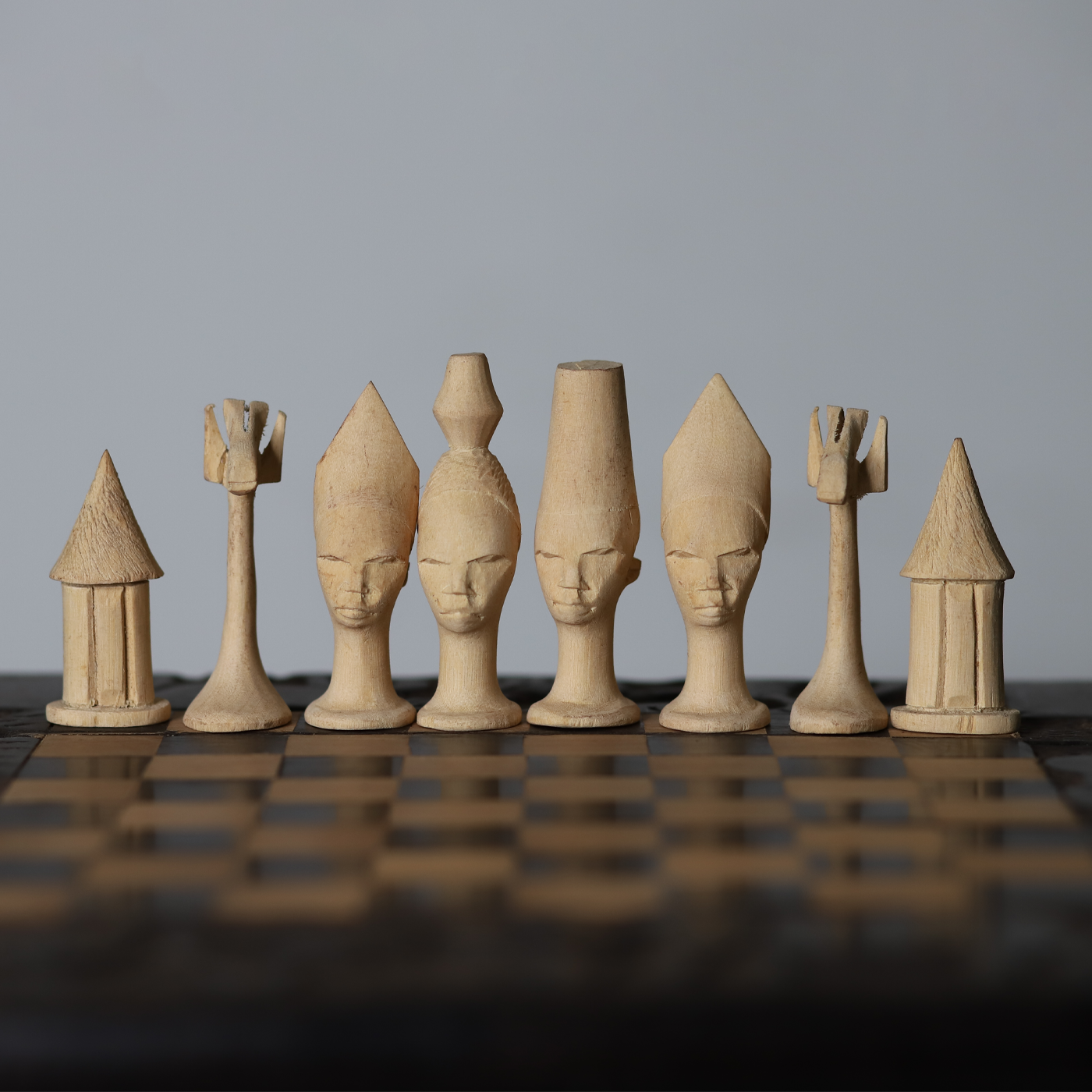 Flute Player Chess Set | Handmade in Tanzania-2