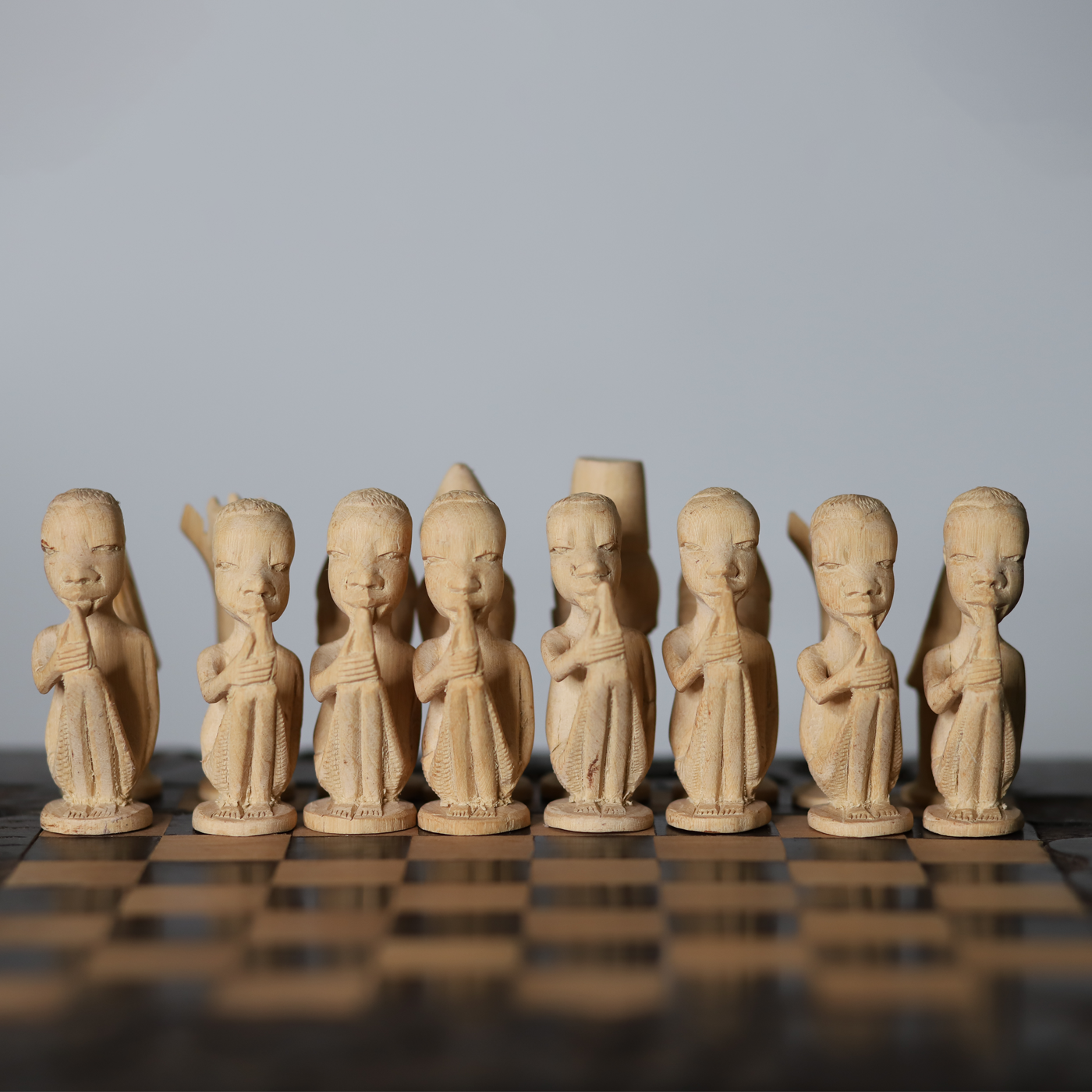 Flute Player Chess Set | Handmade in Tanzania-1