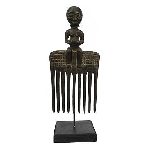 Kuba Figural Comb on Stand 05-0