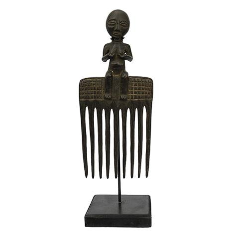 Kuba Figural Comb on Stand 07-0