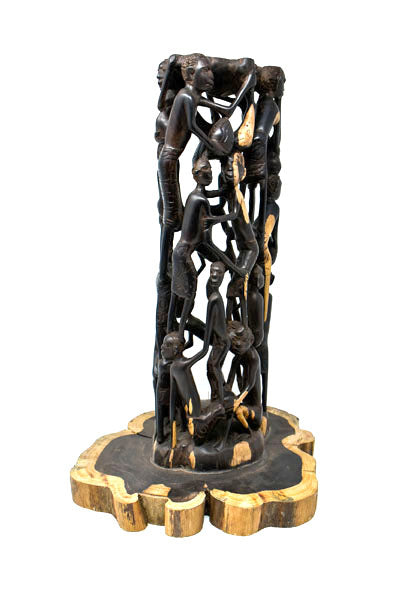 Makonde Ujamaa Family Tree of Life Sculpture 01-3