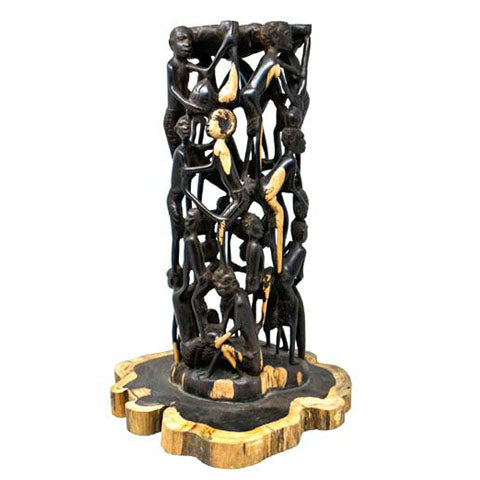 Makonde Ujamaa Family Tree of Life Sculpture 01-0