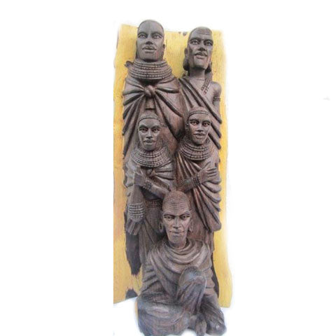 Masai Family Sculpture 1-0