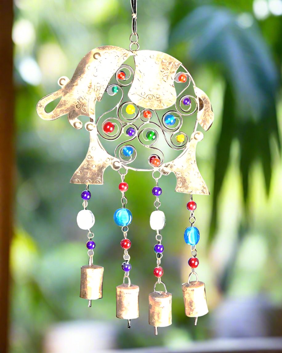 Beaded Elephant Chime-0