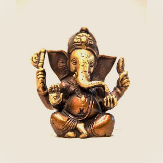 Sitting Ganesha statue yoga studio home sacred space gifts-4